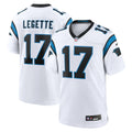 Carolina Panthers Xavier Legette Nike White Game Jersey
