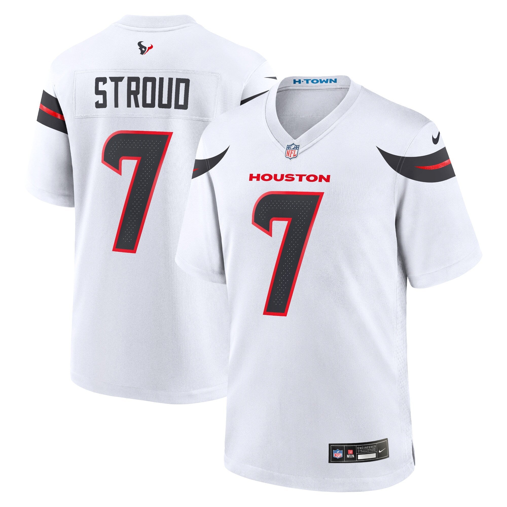 Houston Texans C.J. Stroud Nike White Game Jersey