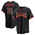 San Francisco Giants Rafael Devers Nike Black Alternate Stadium Jersey