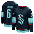 Seattle Kraken Adam Larsson Fanatics Deep Sea Blue Home Breakaway Player Jersey
