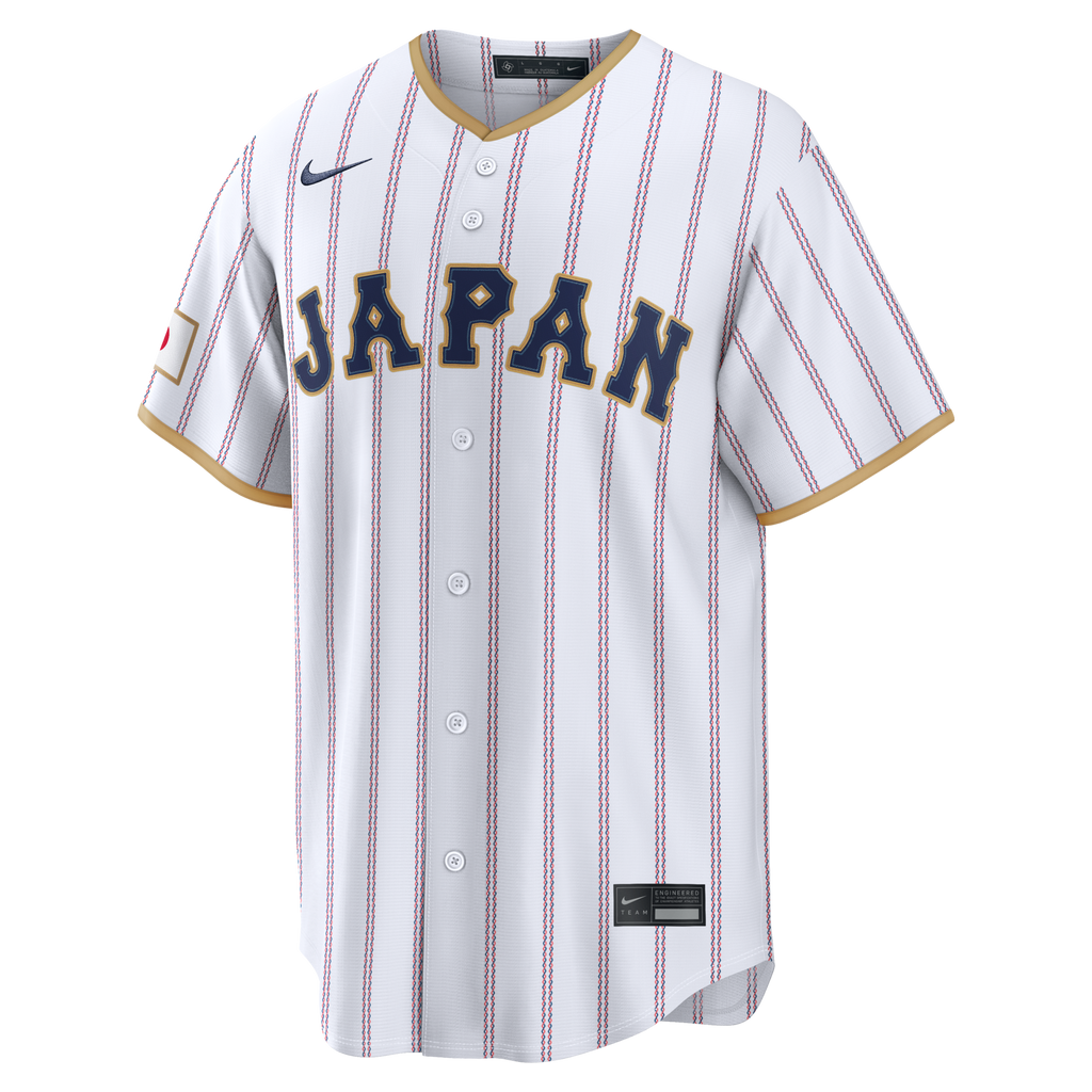 Japan Baseball Yoshinobu Yamamoto Nike White 2026 World Baseball Classic Home Stadium Jersey