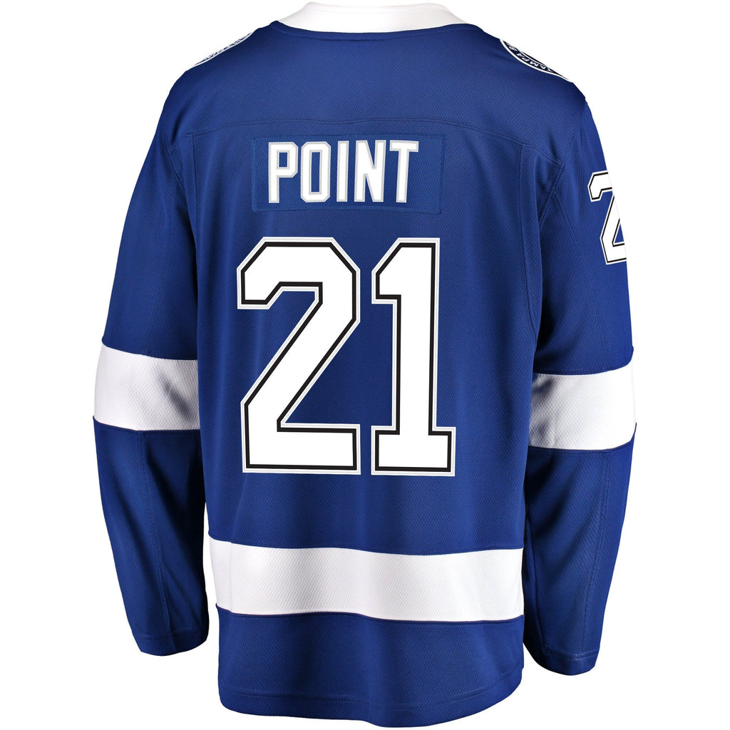 Tampa Bay Lightning Brayden Point Fanatics Blue Home Breakaway Player Jersey