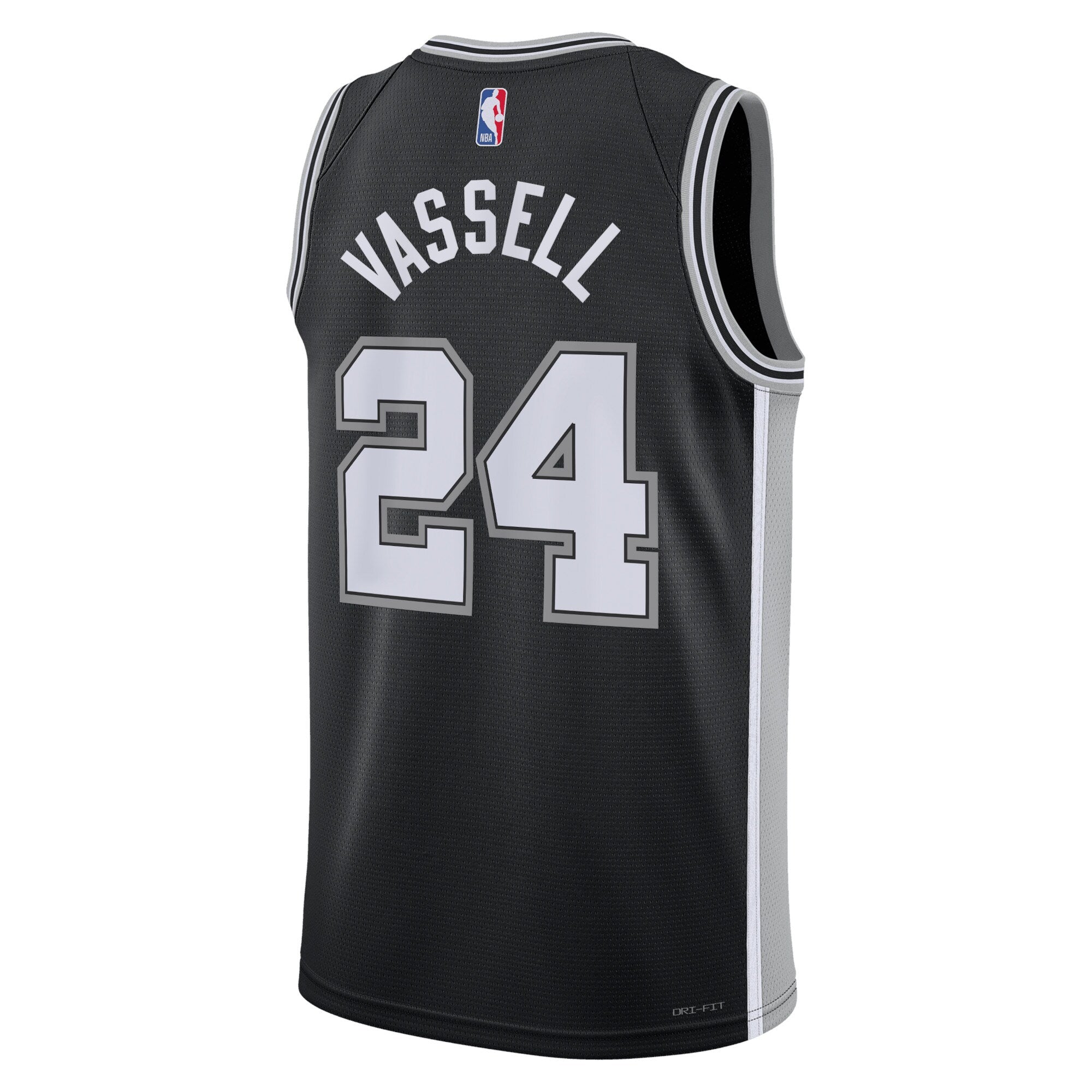 San Antonio Spurs Nike Icon Edition Swingman Jersey - Black - Devin Vassell