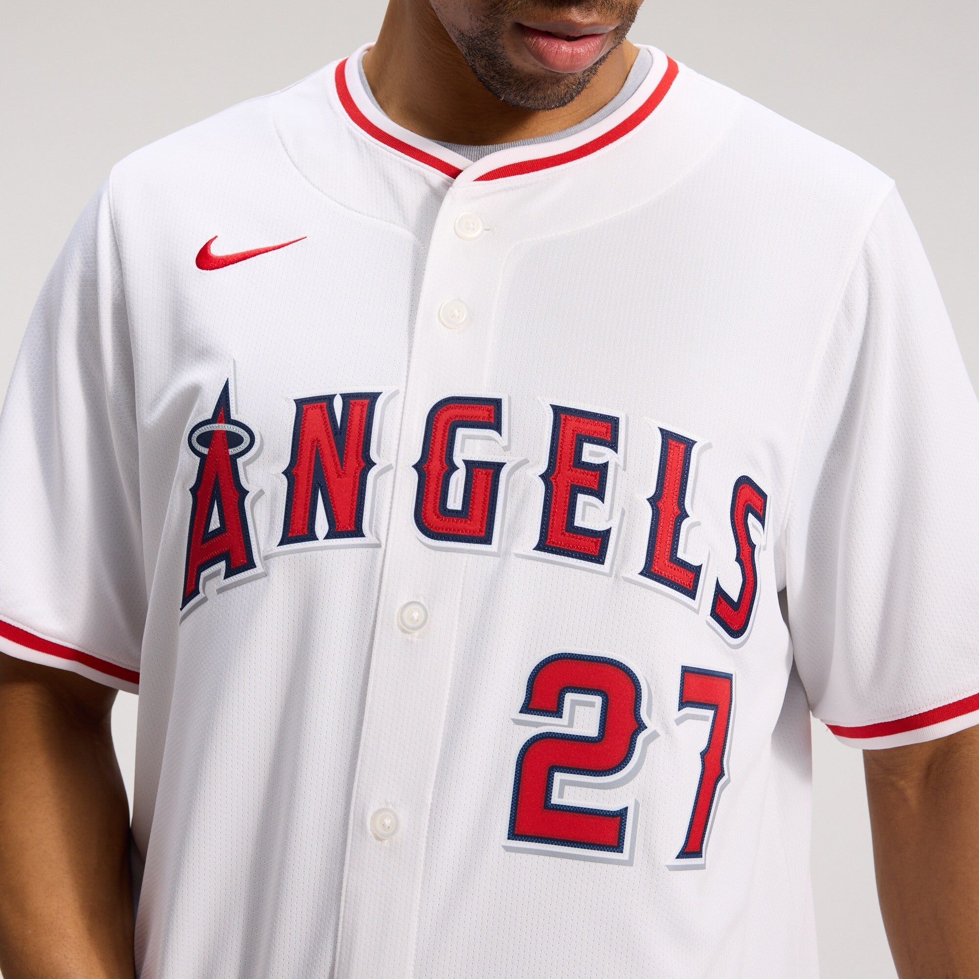 Los Angeles Angels Mike Trout Nike White Home Limited Player Jersey