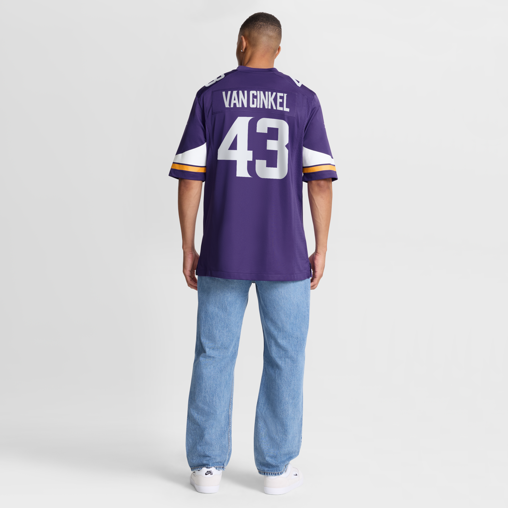 Minnesota Vikings Andrew Van Ginkel Nike Purple Team Game Jersey