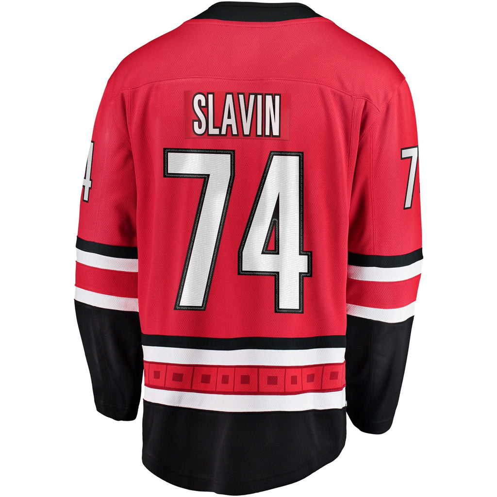 Carolina Hurricanes Jaccob Slavin Fanatics Red Alternate Breakaway Player Jersey
