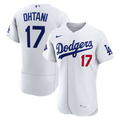 Los Angeles Dodgers Shohei Ohtani Nike White Home Authentic Sponsor Patch Jersey