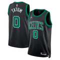 Boston Celtics Jordan Brand Statement Edition Swingman Jersey - Black - Jayson Tatum