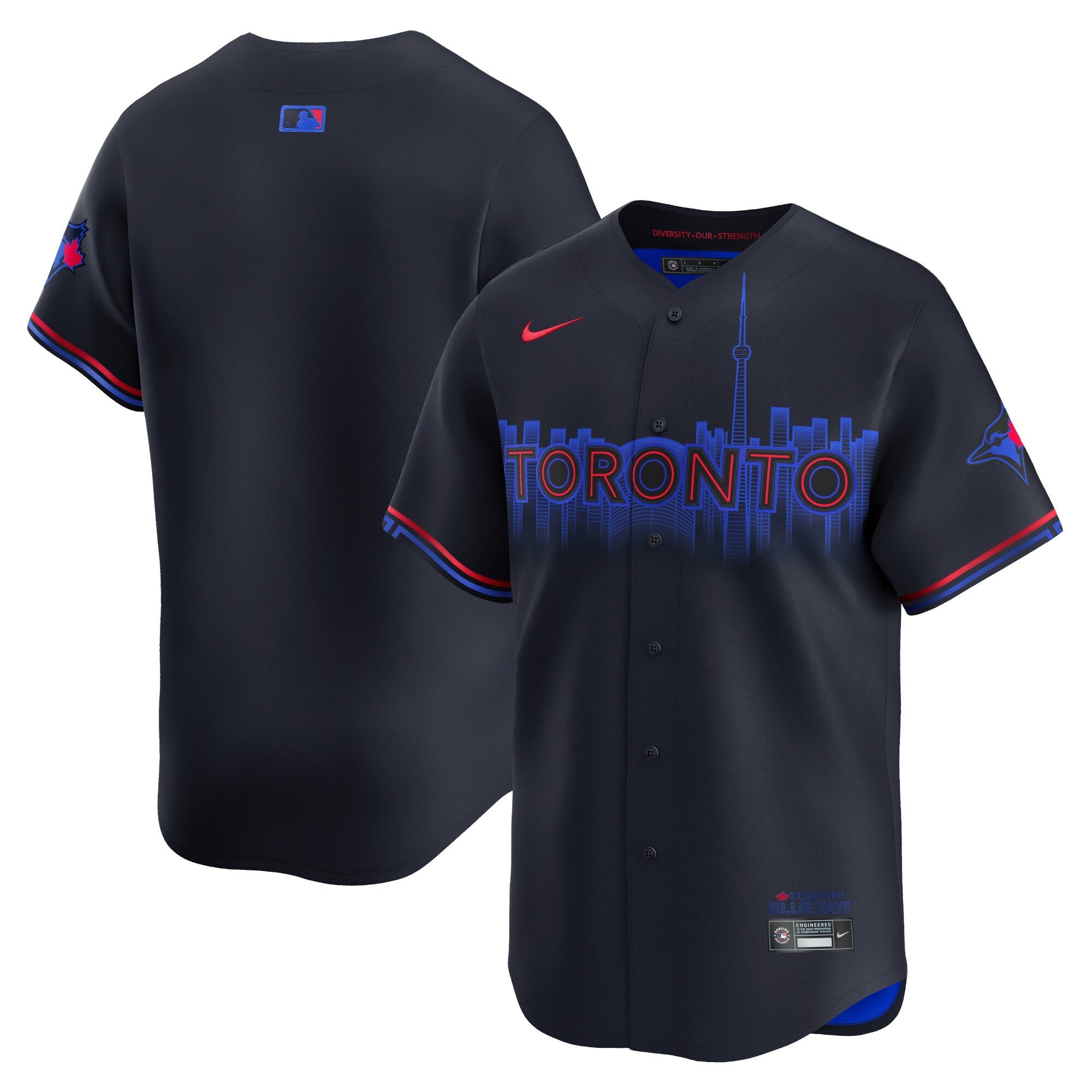 Toronto Blue Jays Nike Navy 2024 City Connect Limited Jersey