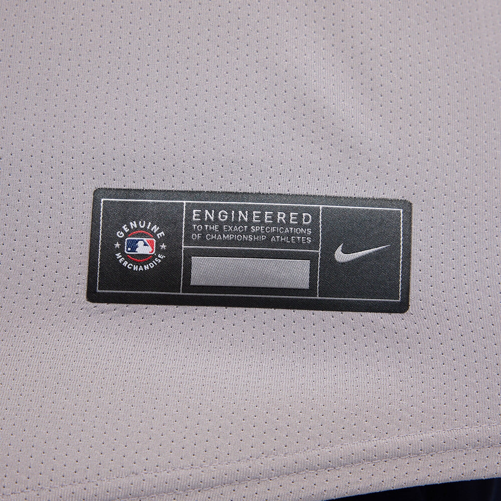 Atlanta Braves Ozzie Albies Nike Gray Road Limited Player Jersey