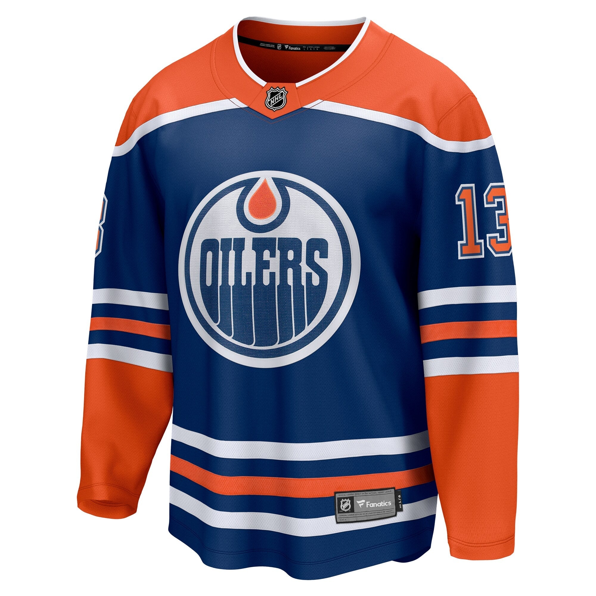 Edmonton Oilers Mattias Janmark Fanatics Royal Home Breakaway Jersey