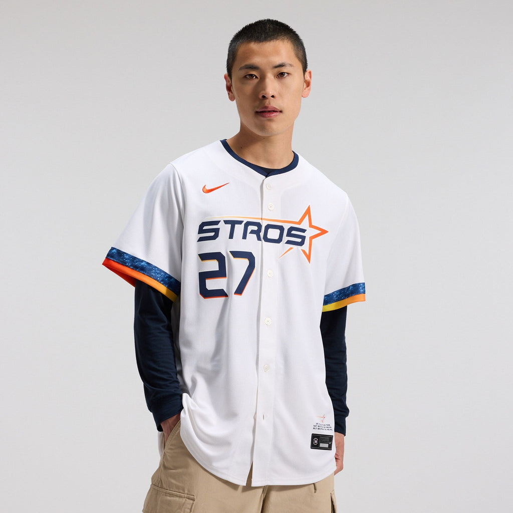 Houston Astros Jose Altuve Nike White 2025 City Connect Limited Player Jersey
