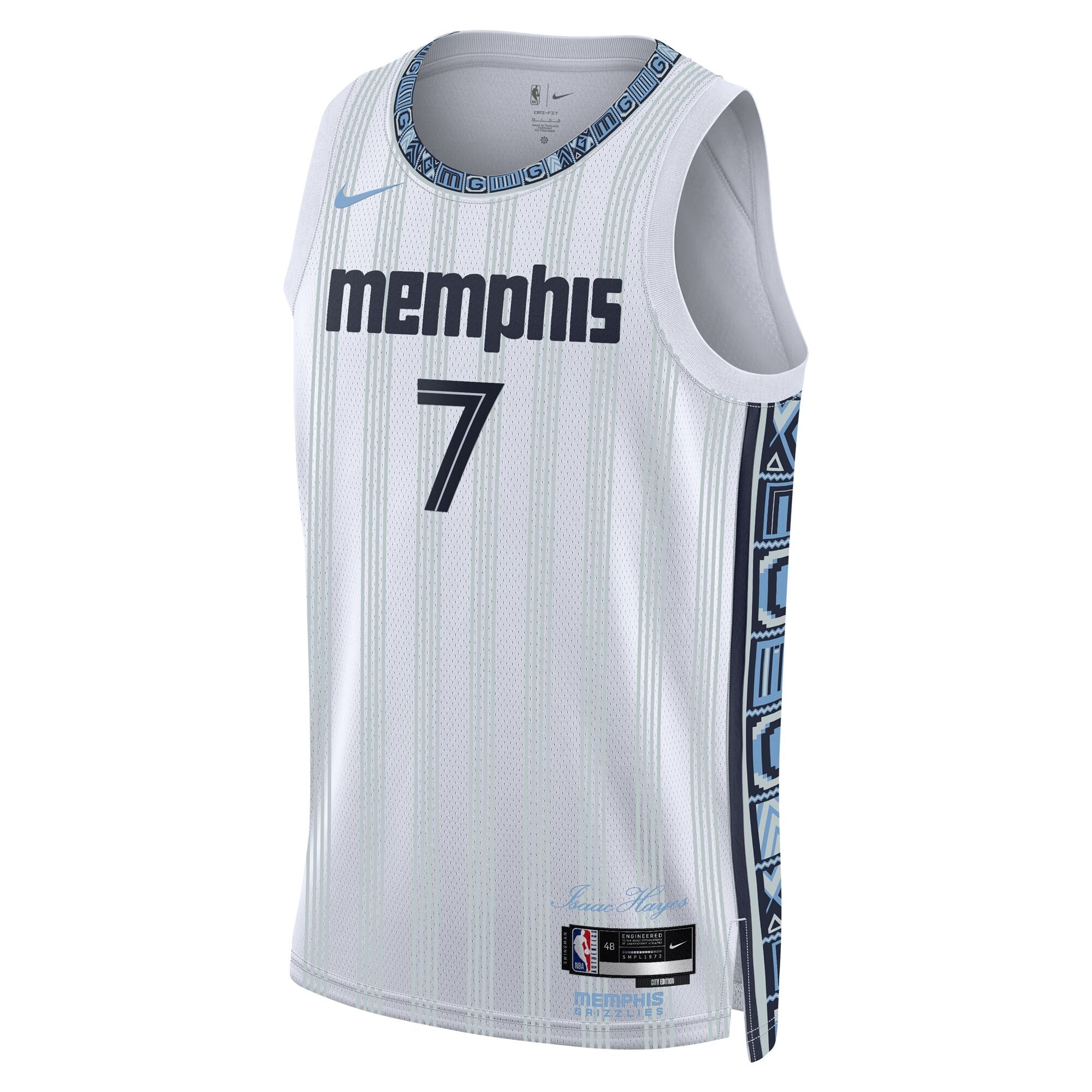 Memphis Grizzlies Nike 2025/26 City Edition Swingman Jersey - Gray - Santi Aldama
