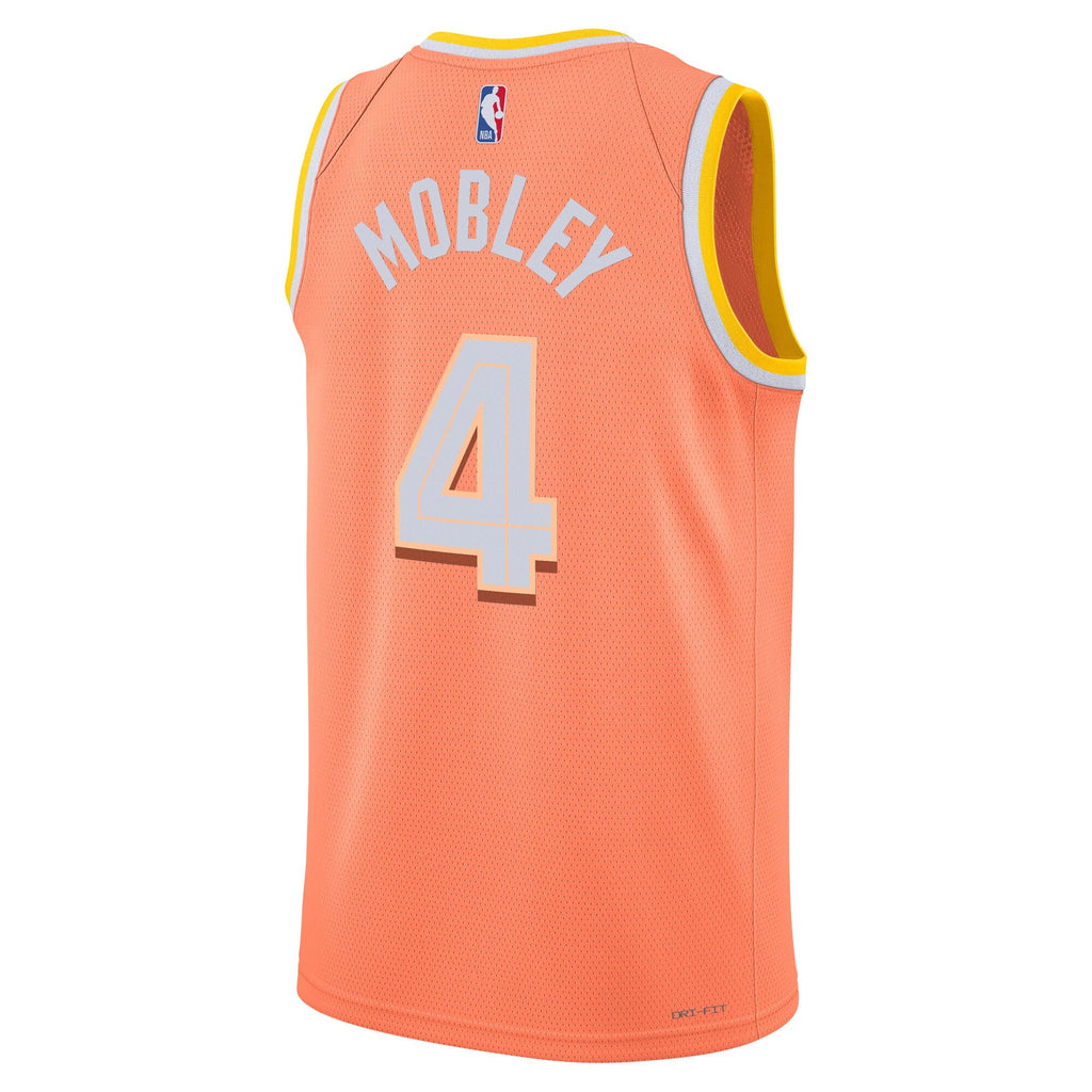 Cleveland Cavaliers Nike 2025/26 City Edition Swingman Jersey - Orange - Evan Mobley
