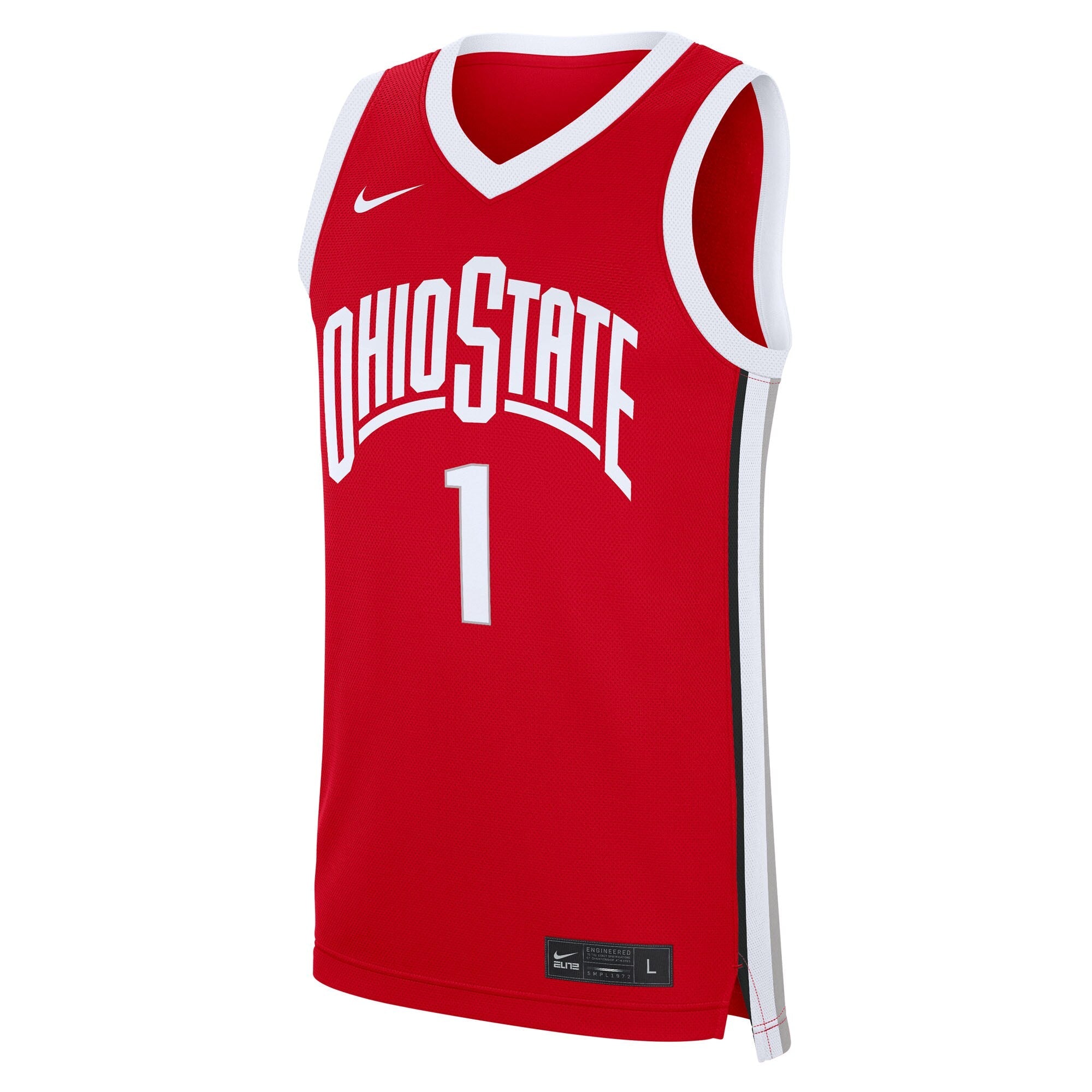 Nike #1 Scarlet Ohio State Buckeyes Road Replica Jersey
