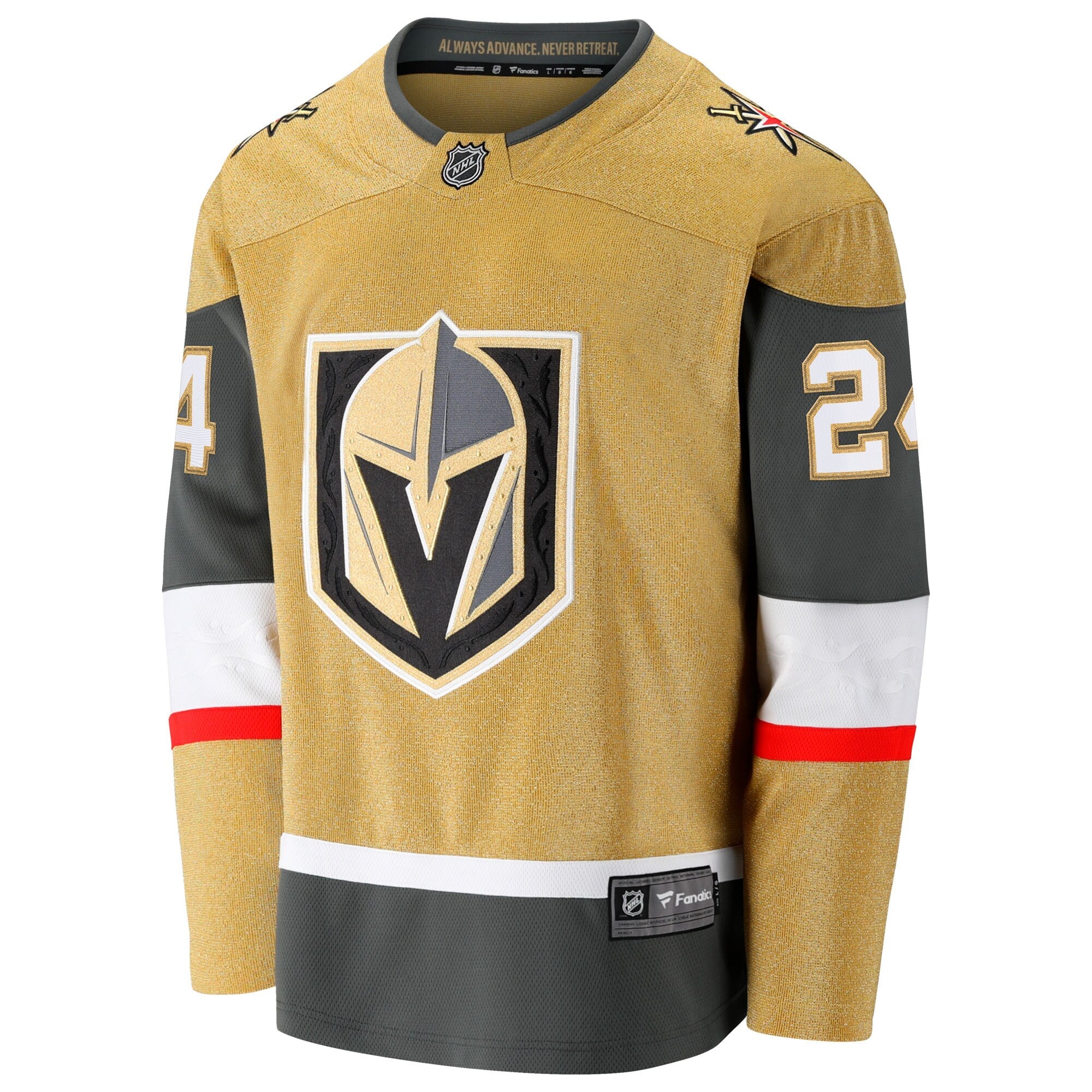 Vegas Golden Knights Jaycob Megna Fanatics Gold Home Breakaway Jersey