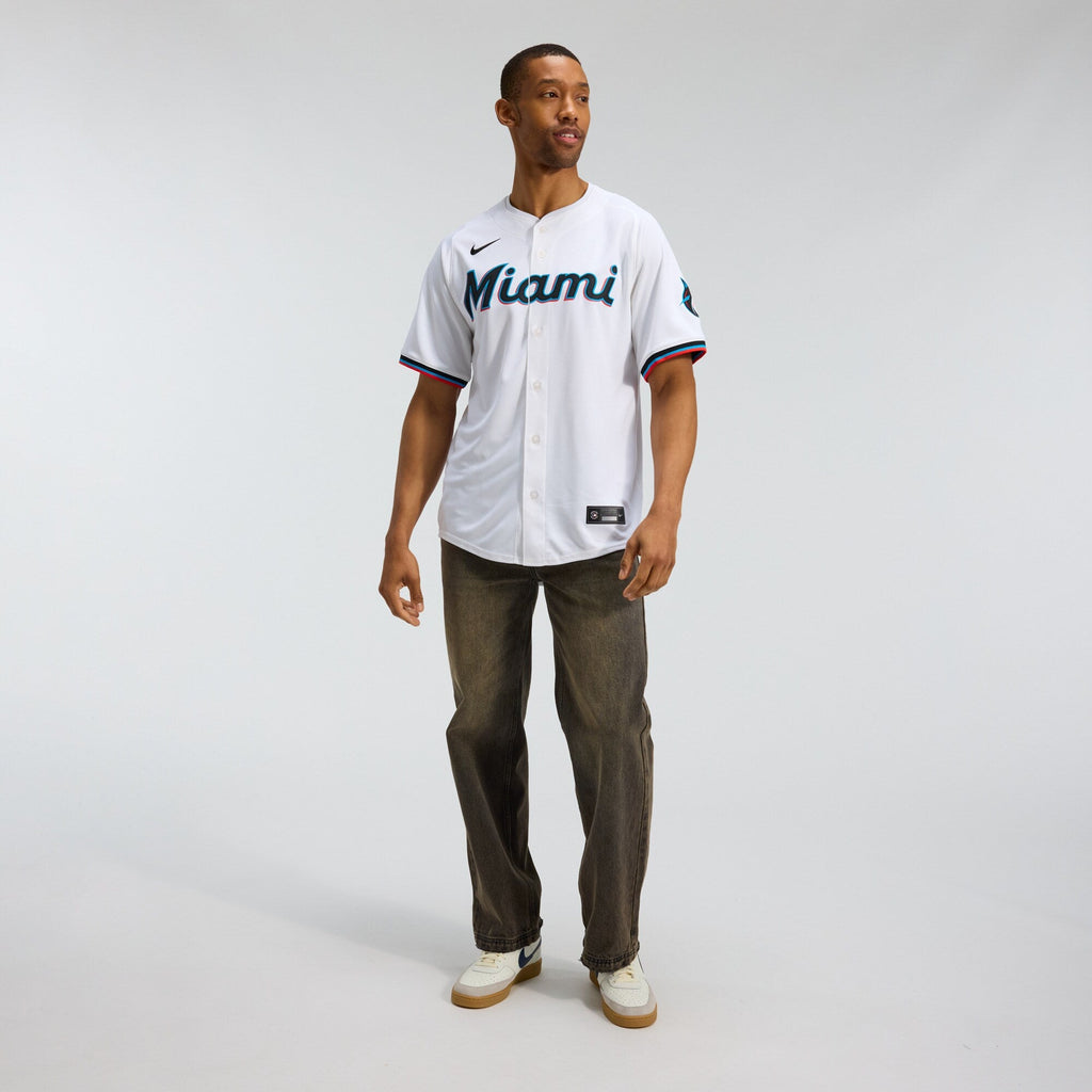 Miami Marlins Nike White Home Limited Jersey