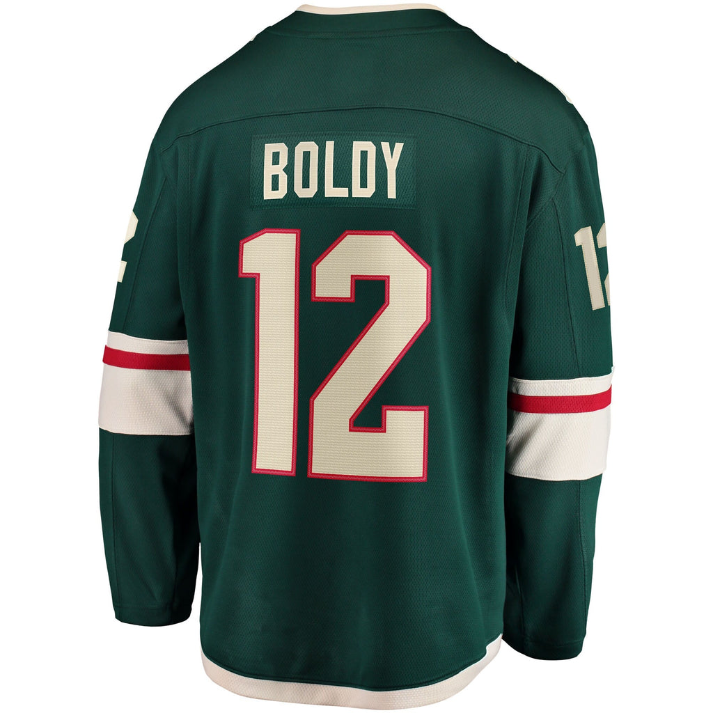 Minnesota Wild Matthew Boldy Fanatics Green Home Breakaway Player Jersey