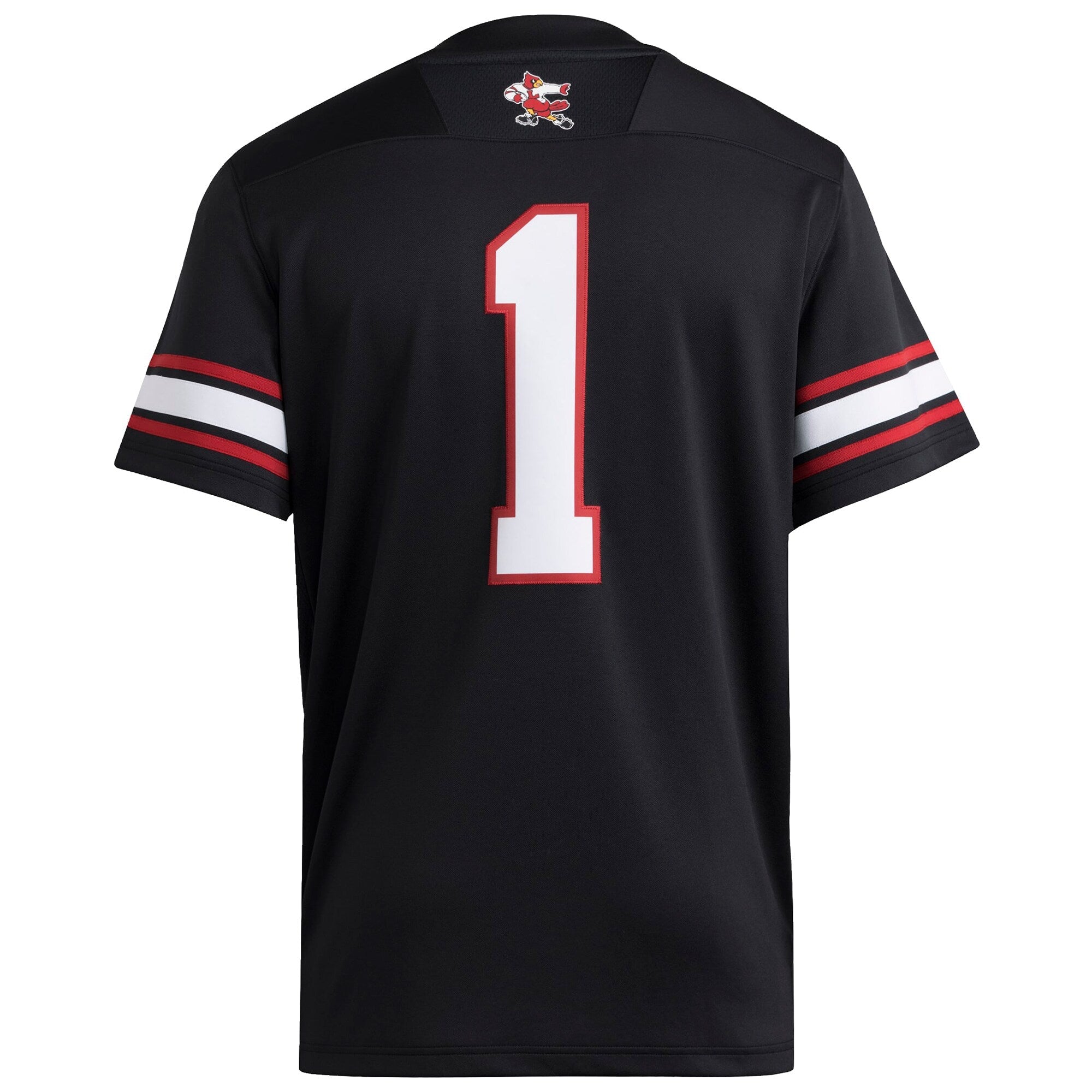 adidas #1 Black Louisville Cardinals Premier Strategy Jersey