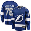Tampa Bay Lightning Emil Lilleberg Fanatics Blue Home Premier Breakaway Player Jersey