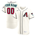 Arizona Diamondbacks Nike Cream Home Authentic Custom Jersey