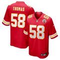 Kansas City Chiefs Derrick Thomas Nike Red Game Retired Player Jersey