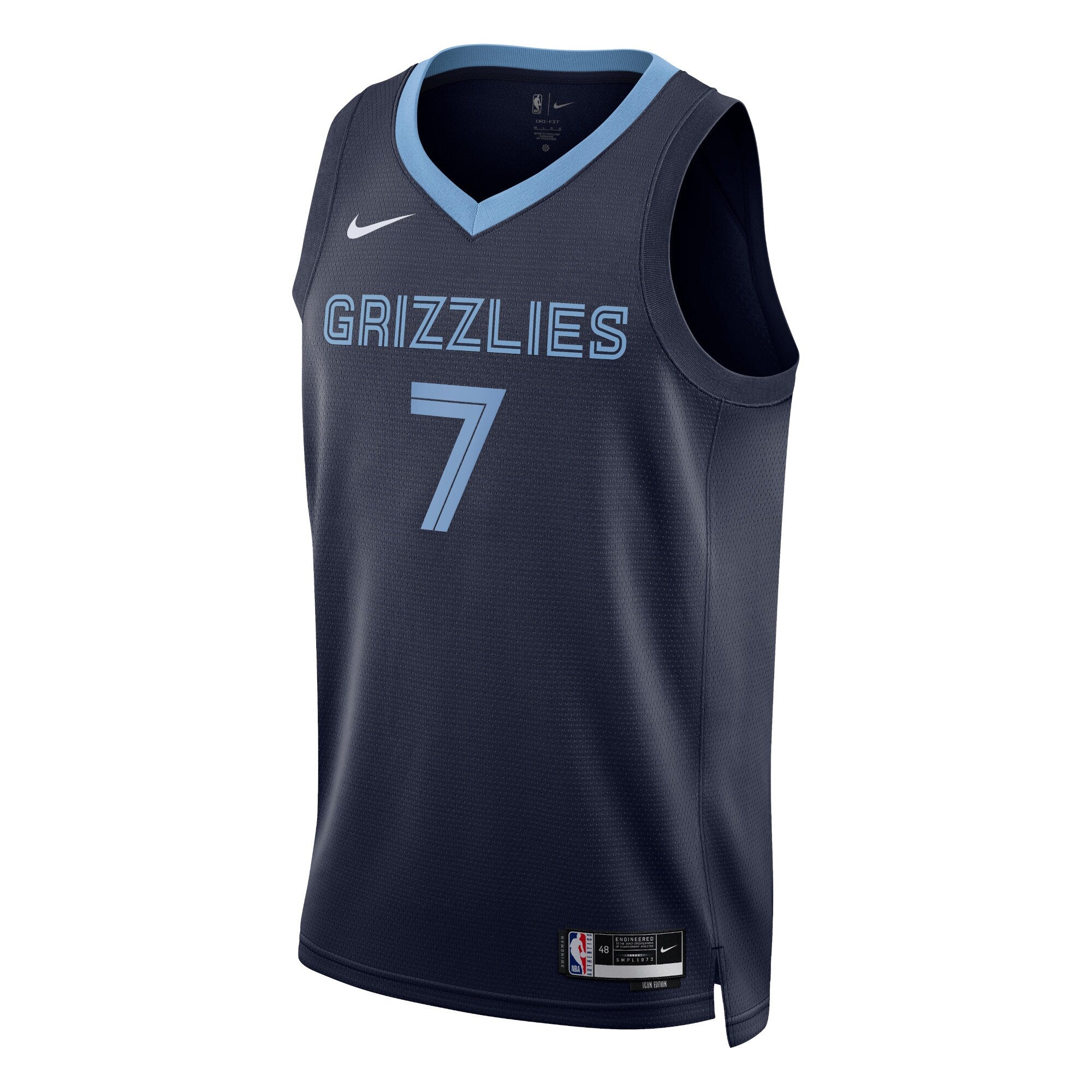 Memphis Grizzlies Nike Icon Edition Swingman Jersey - Navy - Santi Aldama