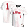 GameDay Greats #1 White Alabama Crimson Tide Lightweight Baseball Fashion Jersey