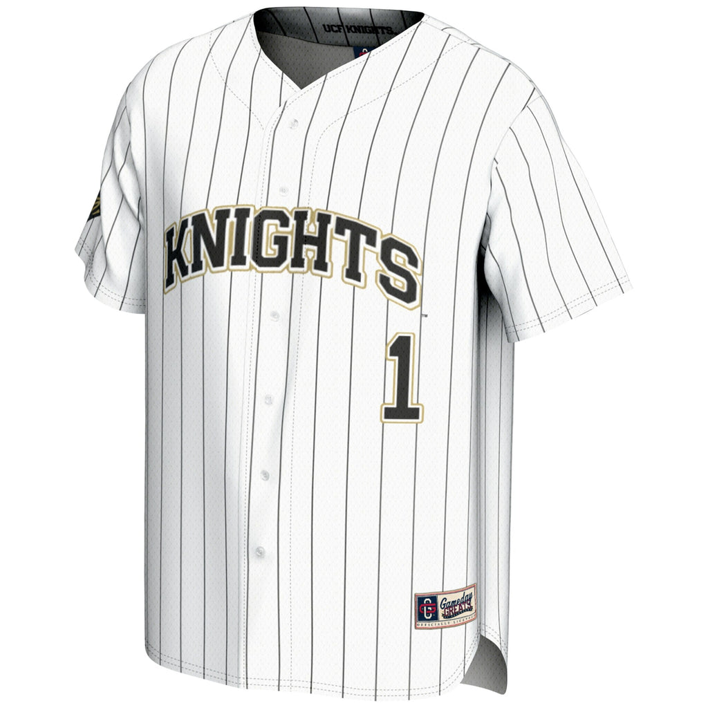 GameDay Greats #1 White UCF Knights Lightweight Baseball Jersey