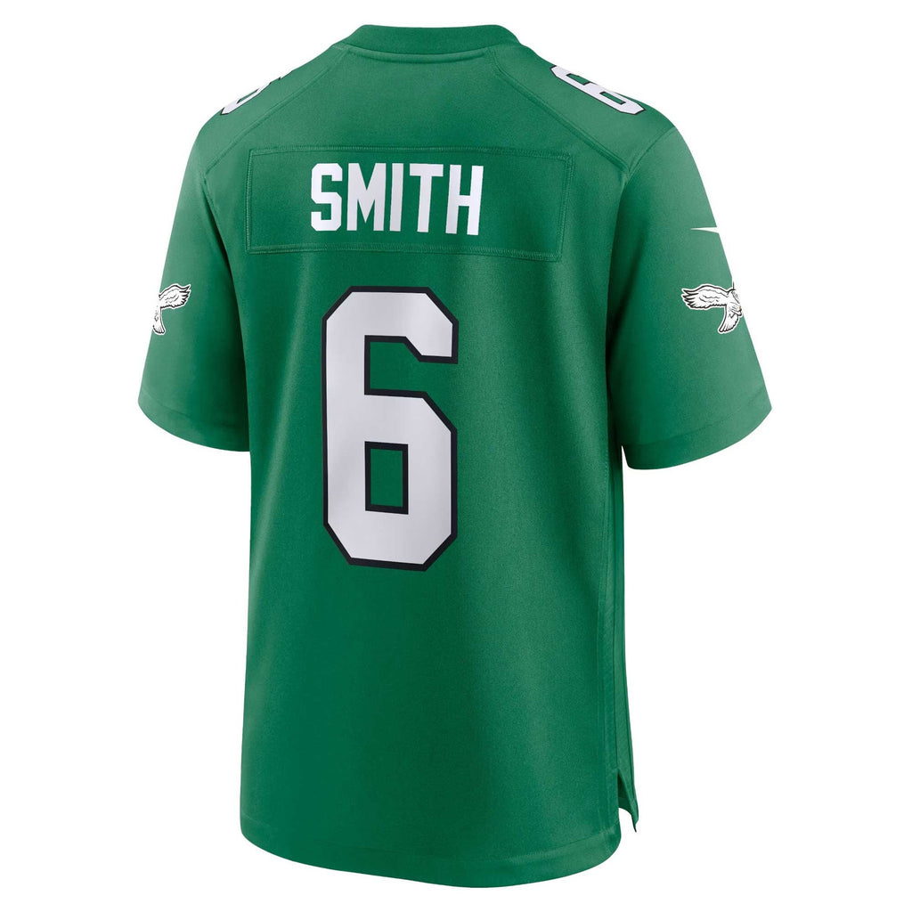 Philadelphia Eagles DeVonta Smith Nike Kelly Green Alternate Game Player Jersey