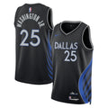 Dallas Mavericks Nike 2025/26 City Edition Swingman Jersey - Black - P.J. Washington Jr.