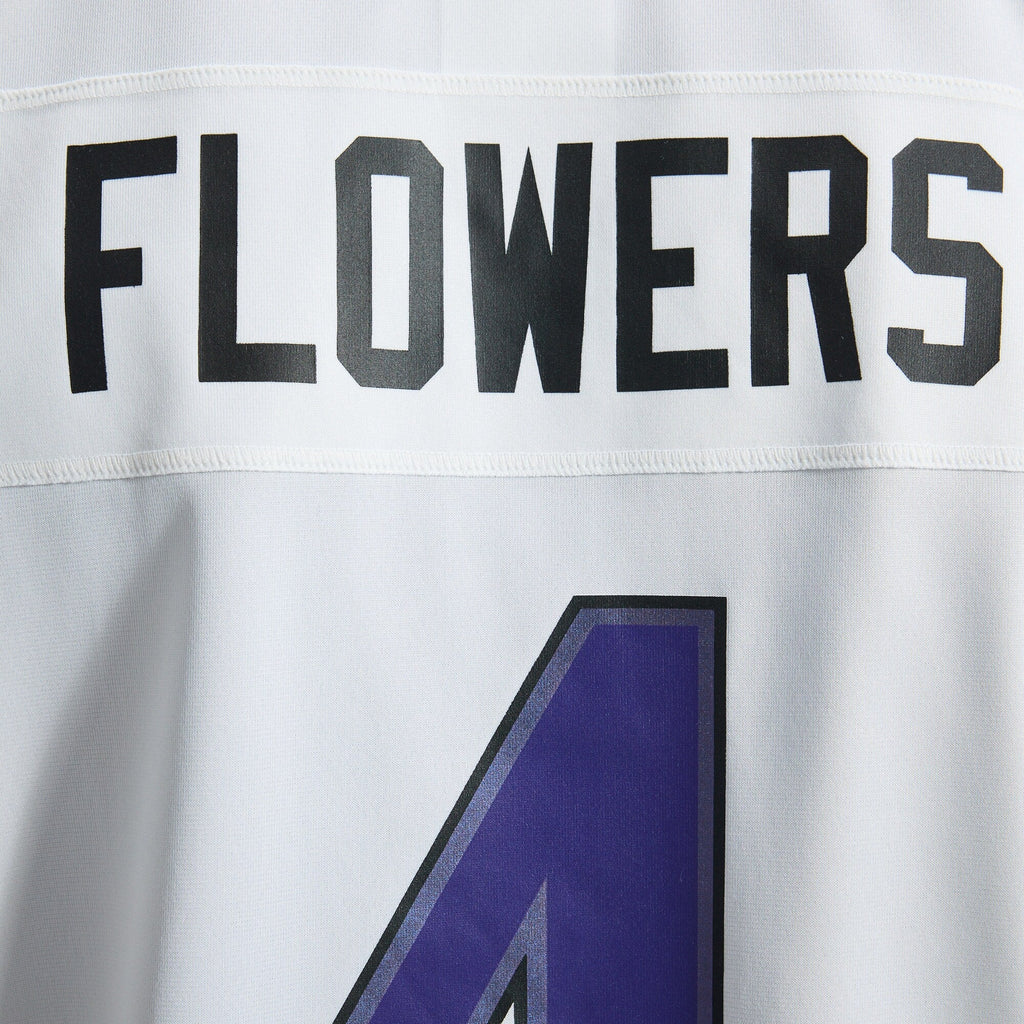 Baltimore Ravens Zay Flowers Nike White Game Jersey