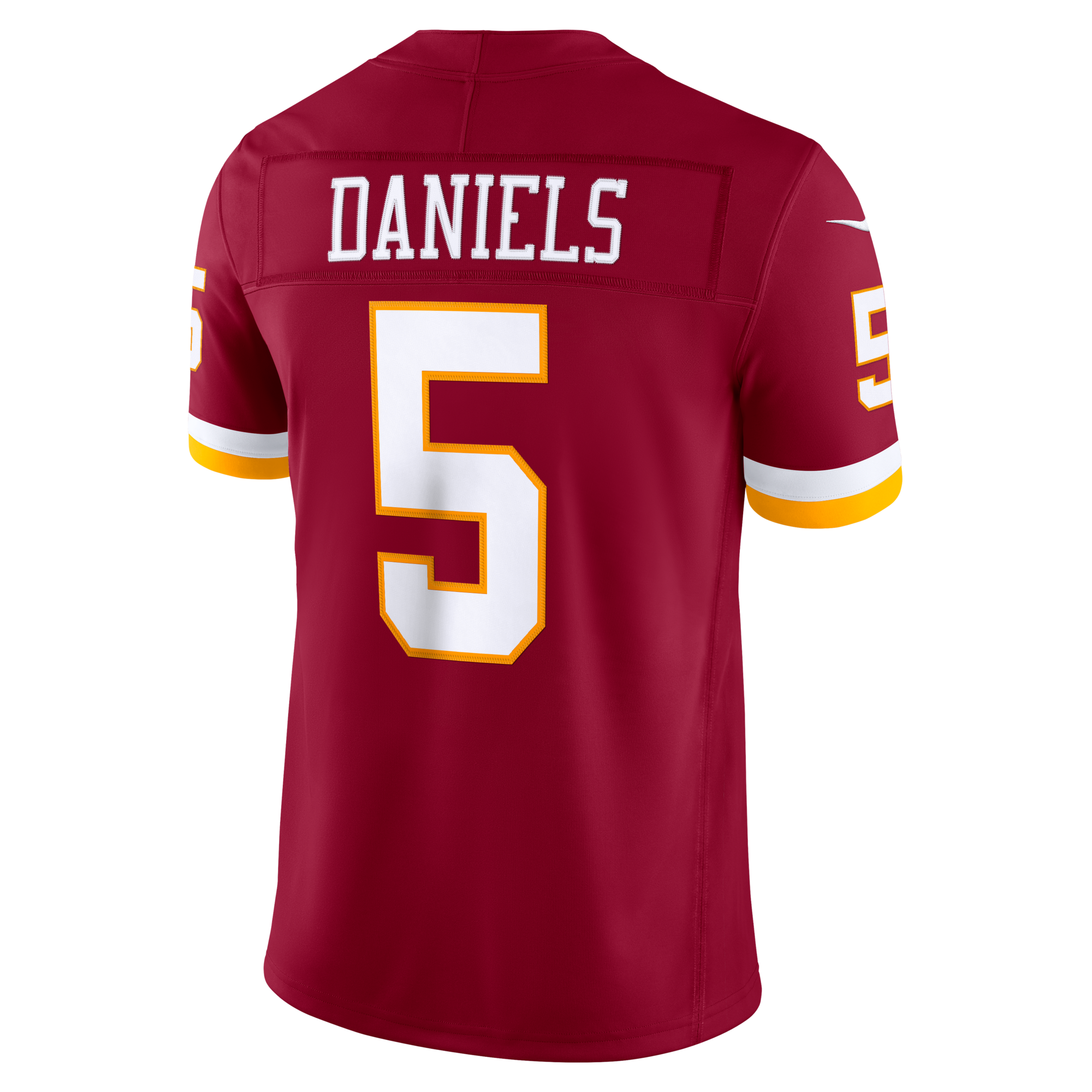 Washington Commanders Jayden Daniels Nike Burgundy Team Vapor F.U.S.E. Stitched Limited Jersey