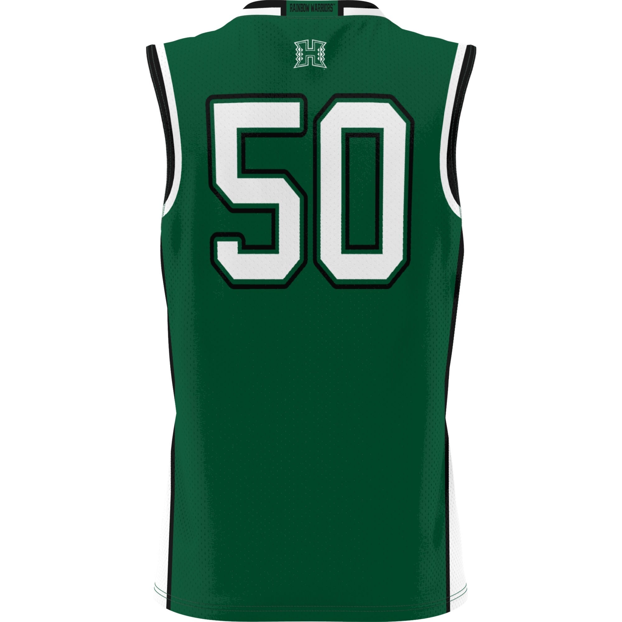 GameDay Greats #50 Green Hawaii Rainbow Warriors Lightweight Basketball Jersey