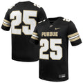 Nike #25 Black Purdue Boilermakers Game Football Jersey