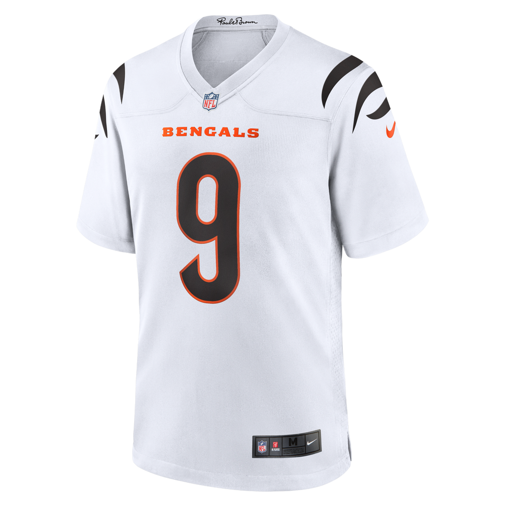 Cincinnati Bengals Joe Burrow Nike White Game Jersey
