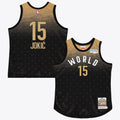 NBA Mitchell & Ness Nikola Jokic 2016 World Authentic Jersey All-Star - Black/Gold