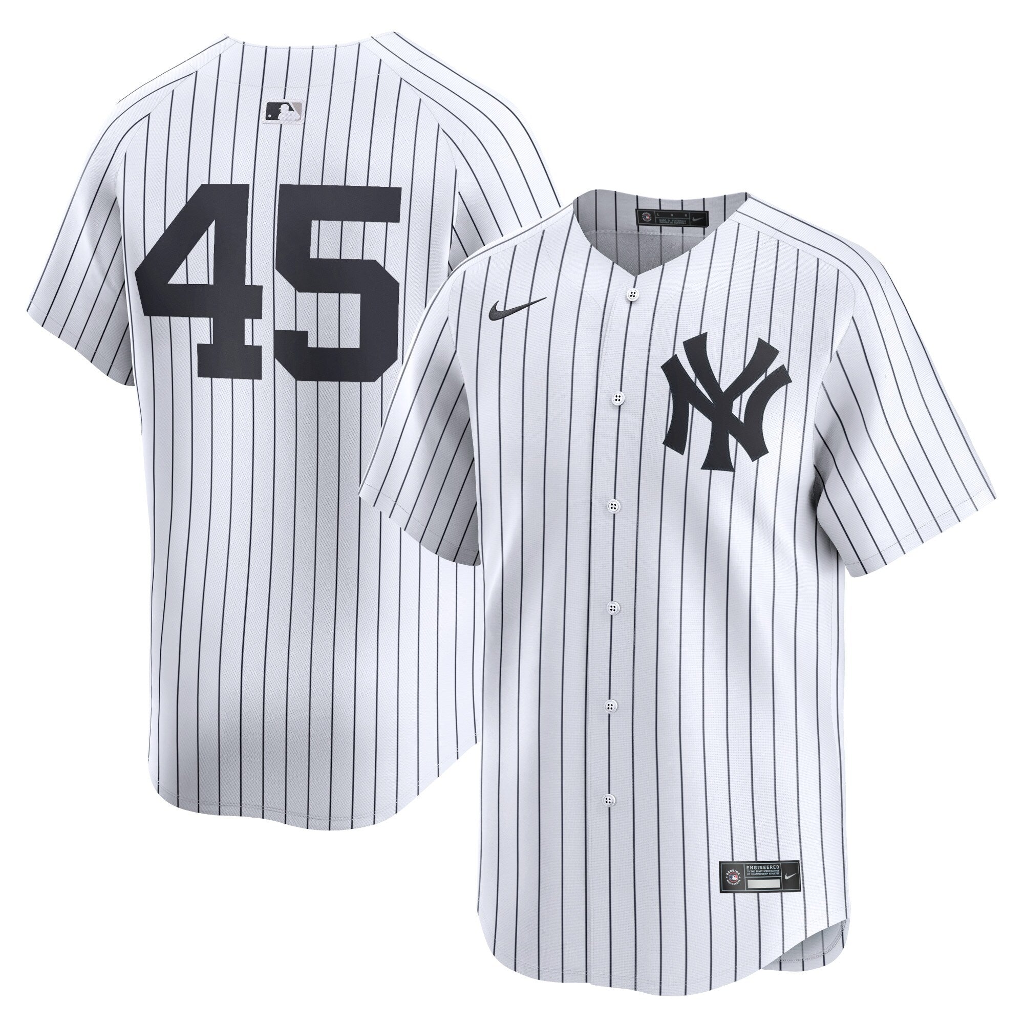 New York Yankees Gerrit Cole Nike White Home Limited Player Jersey