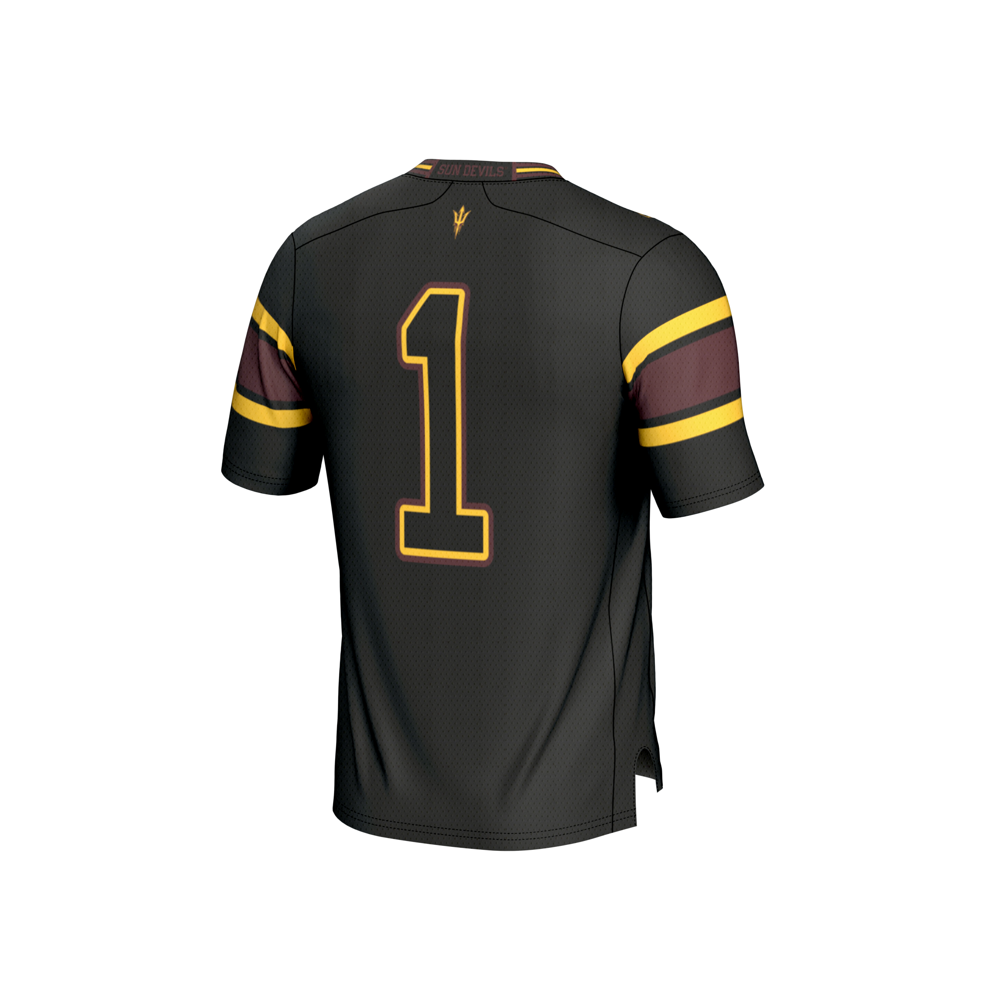 GameDay Greats Black #1 Arizona State Sun Devils Lightweight Collegiate Football Fashion Jersey