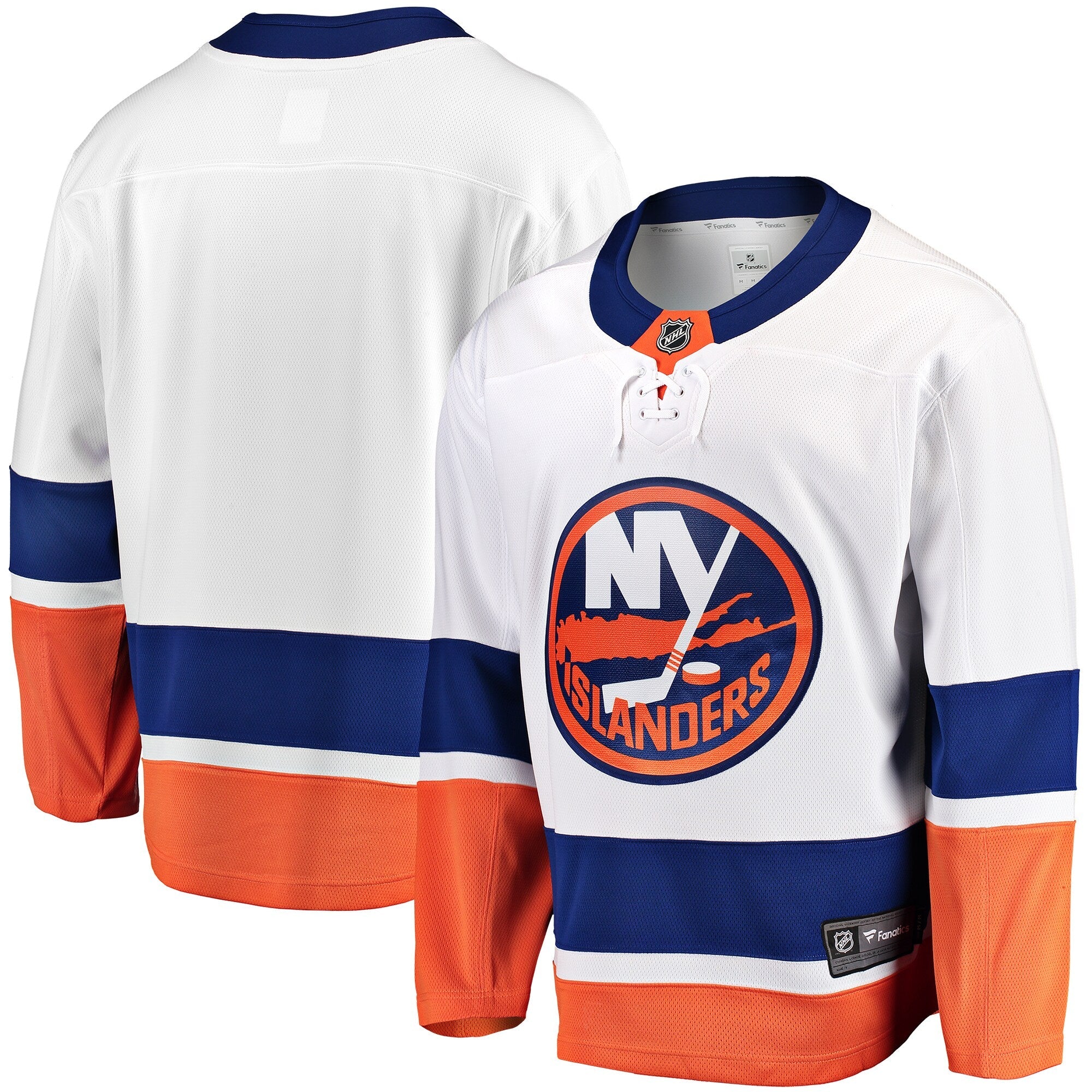 New York Islanders Fanatics White Breakaway Away Jersey