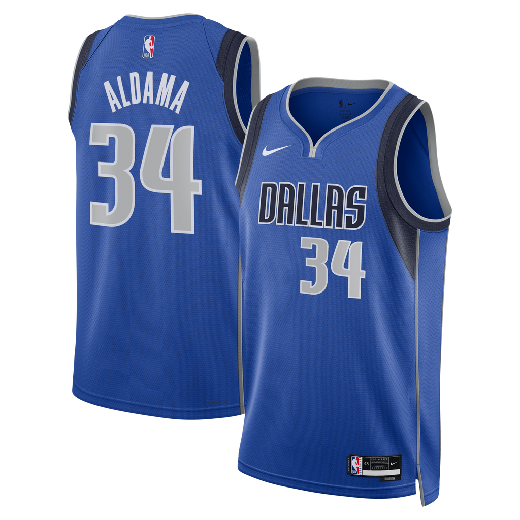 Dallas Mavericks Nike Icon Edition Swingman Jersey - Blue - Santi Aldama
