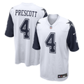 Dallas Cowboys Dak Prescott Nike White Alternate Game Team Jersey