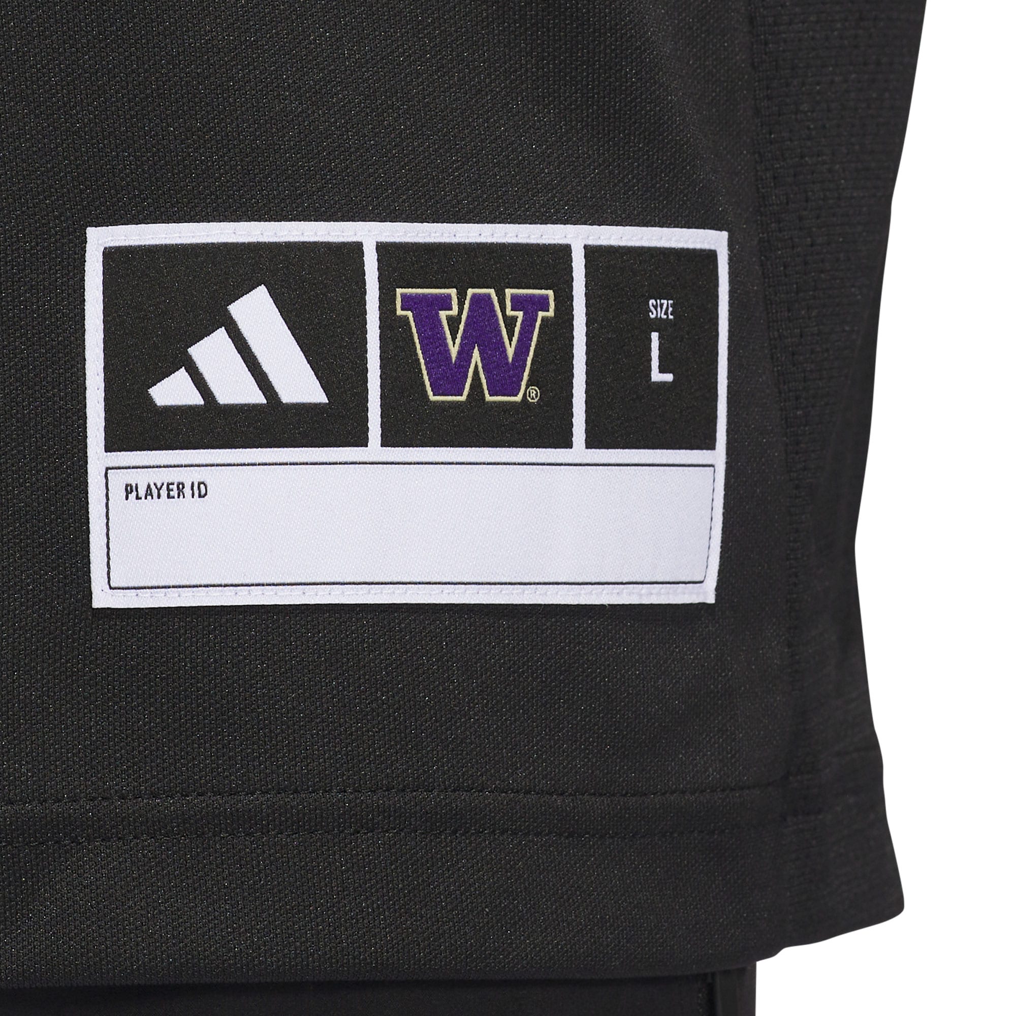 adidas #24 Black Washington Huskies Alternate Premier Strategy Jersey