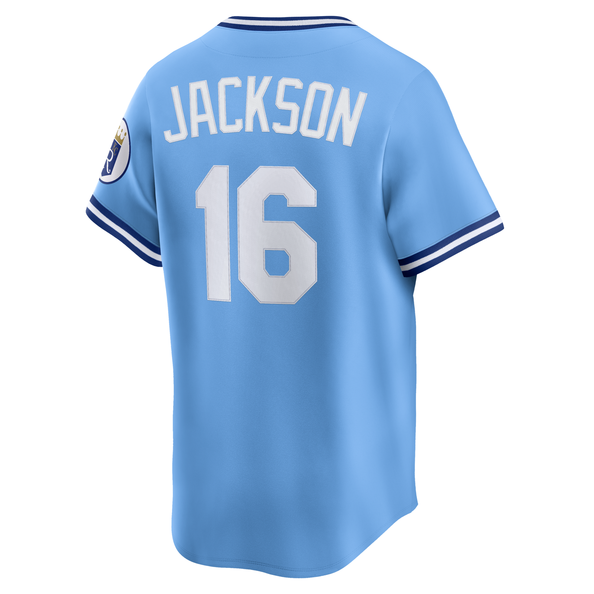 Kansas City Royals Bo Jackson Nike Light Blue Throwback Cooperstown Collection Limited Jersey