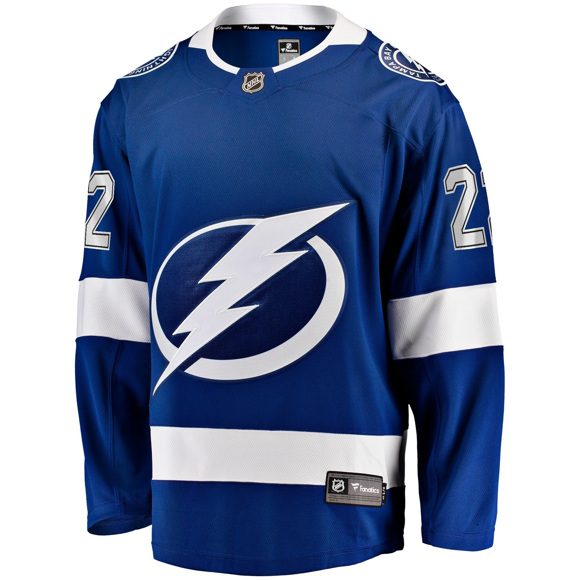 Tampa Bay Lightning Oliver Bjorkstrand Fanatics Blue Home Breakaway Jersey