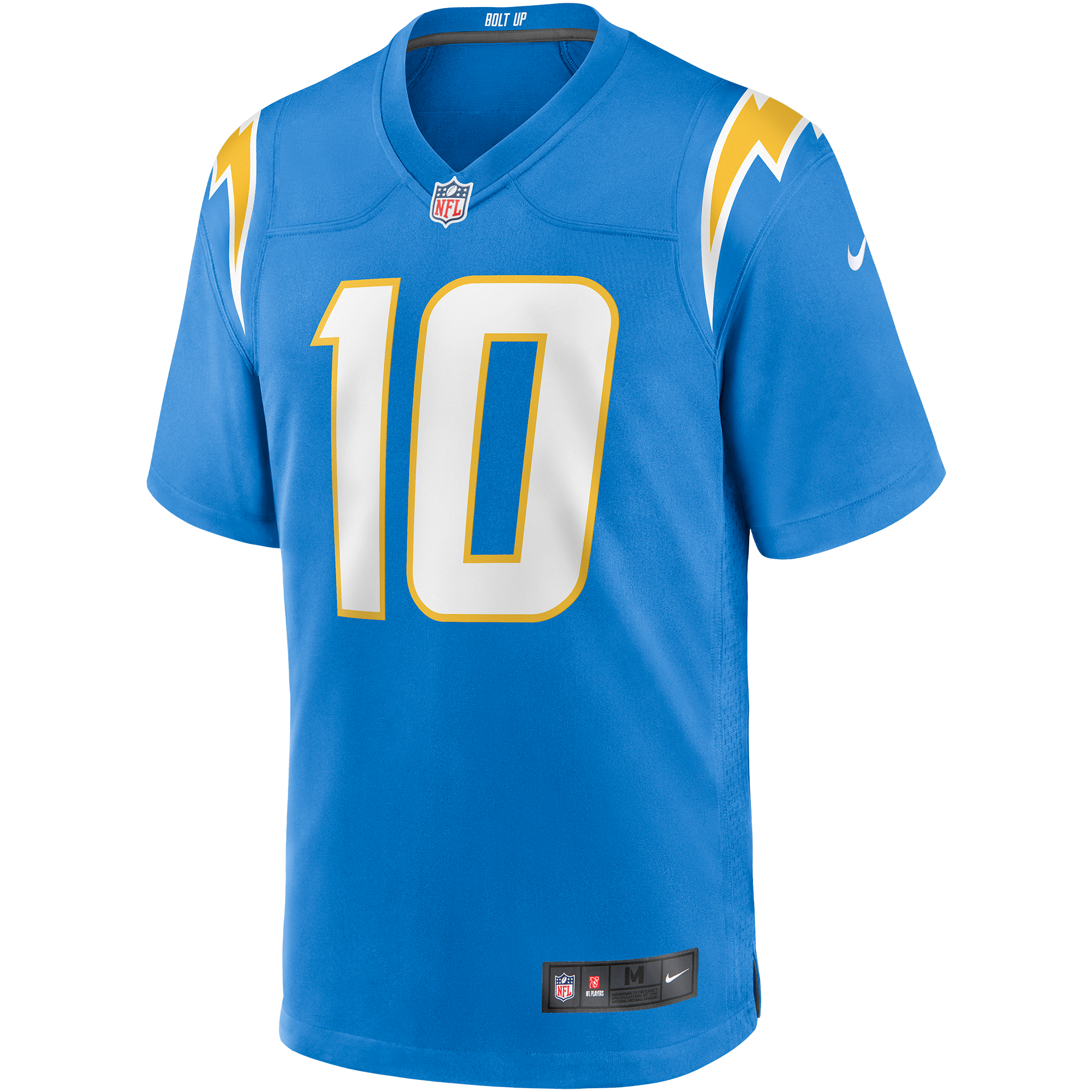 Los Angeles Chargers Justin Herbert Nike Powder Blue Player Game Jersey