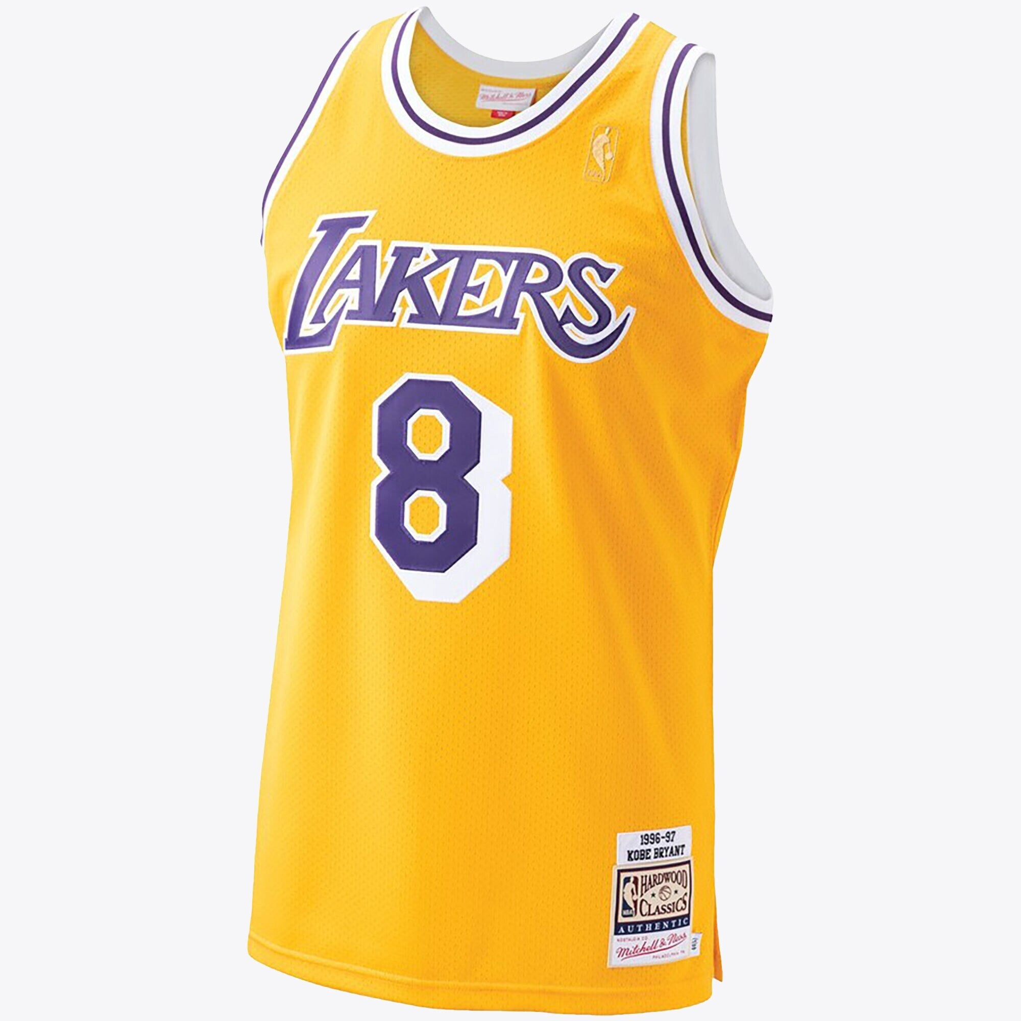 Kobe Bryant Hardwood Classics 1996-97 Authentic Jersey By Mitchell & Ness - Gold -