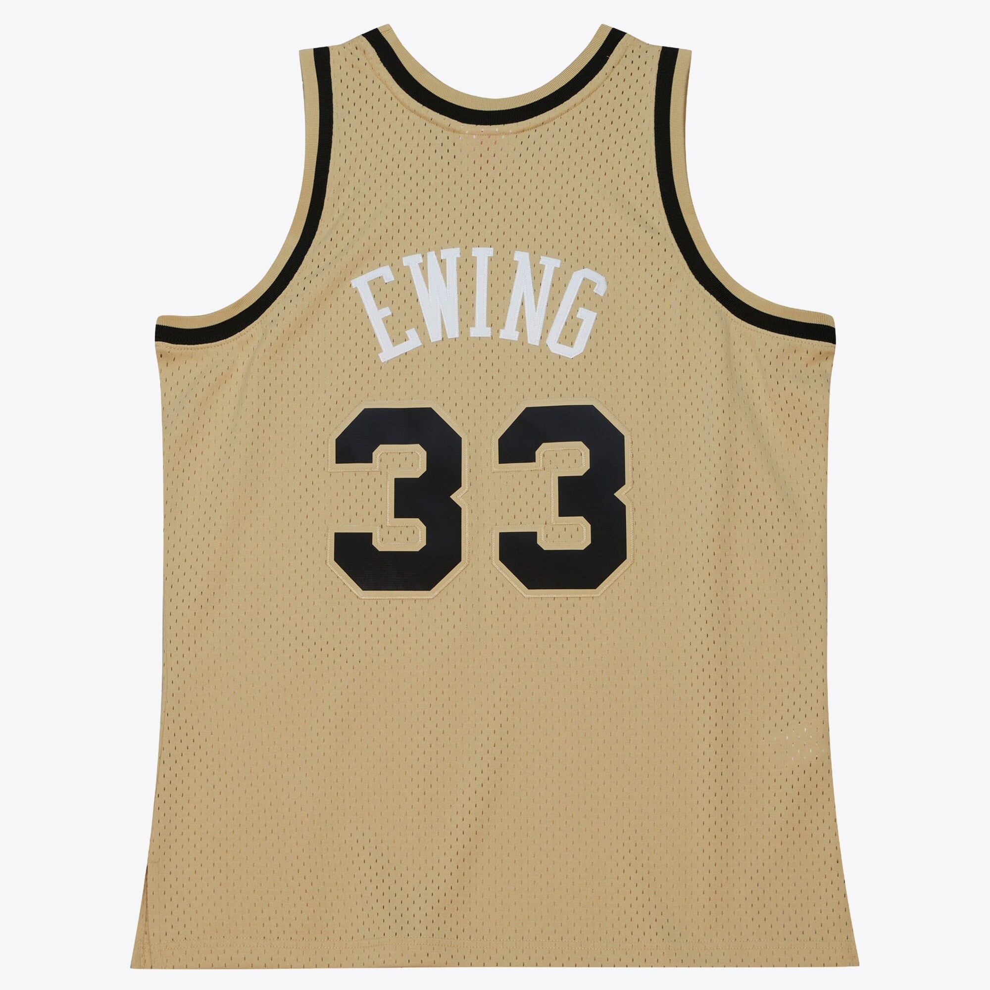 New York Knicks Mitchell & Ness Patrick Ewing 1991 Swingman Jersey - Khaki