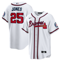 Atlanta Braves Andruw Jones Nike White Home Replica 2026 Hall of Fame Patch Jersey
