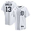 Detroit Tigers Dillon Dingler Nike White Home Replica Jersey